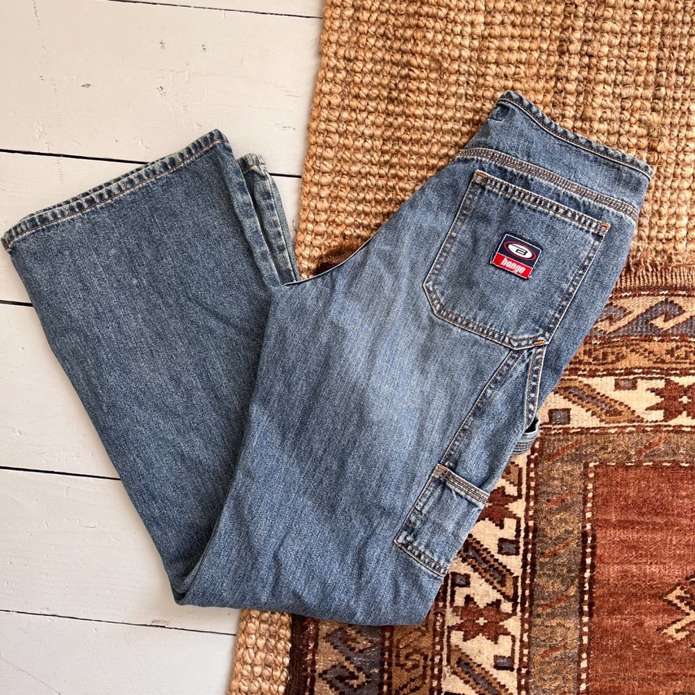 Vintage Y2K Bongo Low Rise flare Carpenter Jeans - 100% Cotton